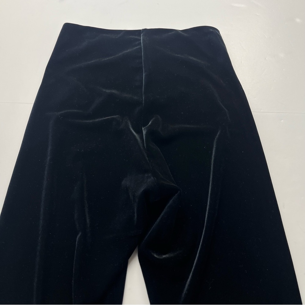 Commando Black Velvet Leggings‎ Womens Size Medium Stretch SLG05 High Waist NEW - Picture 10 of 11